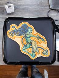 Shiva - Final Fantasy - Based off art by Danielle Mahaffey Pancake Art