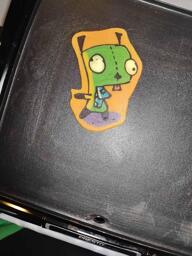 Gir - Invader Zim Pancake Art