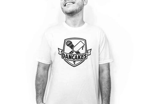 Dancakes Logo T-Shirt - White
