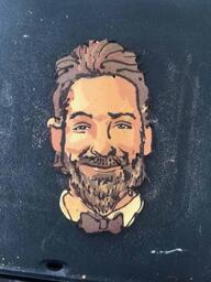 Bradley Cooper Pancake Art