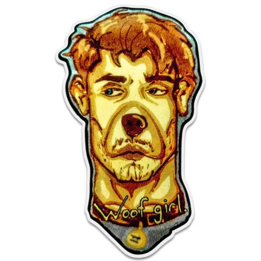 Hot Dog Sticker - Ben