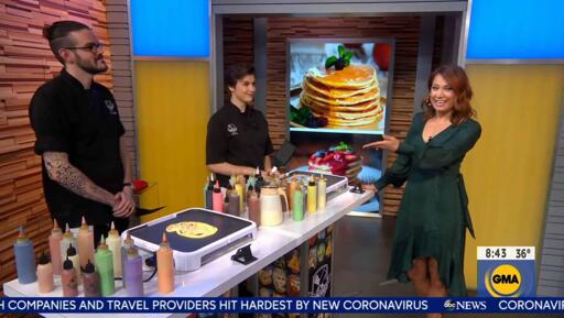 Dan and Dana of Dancakes on Good Morning America