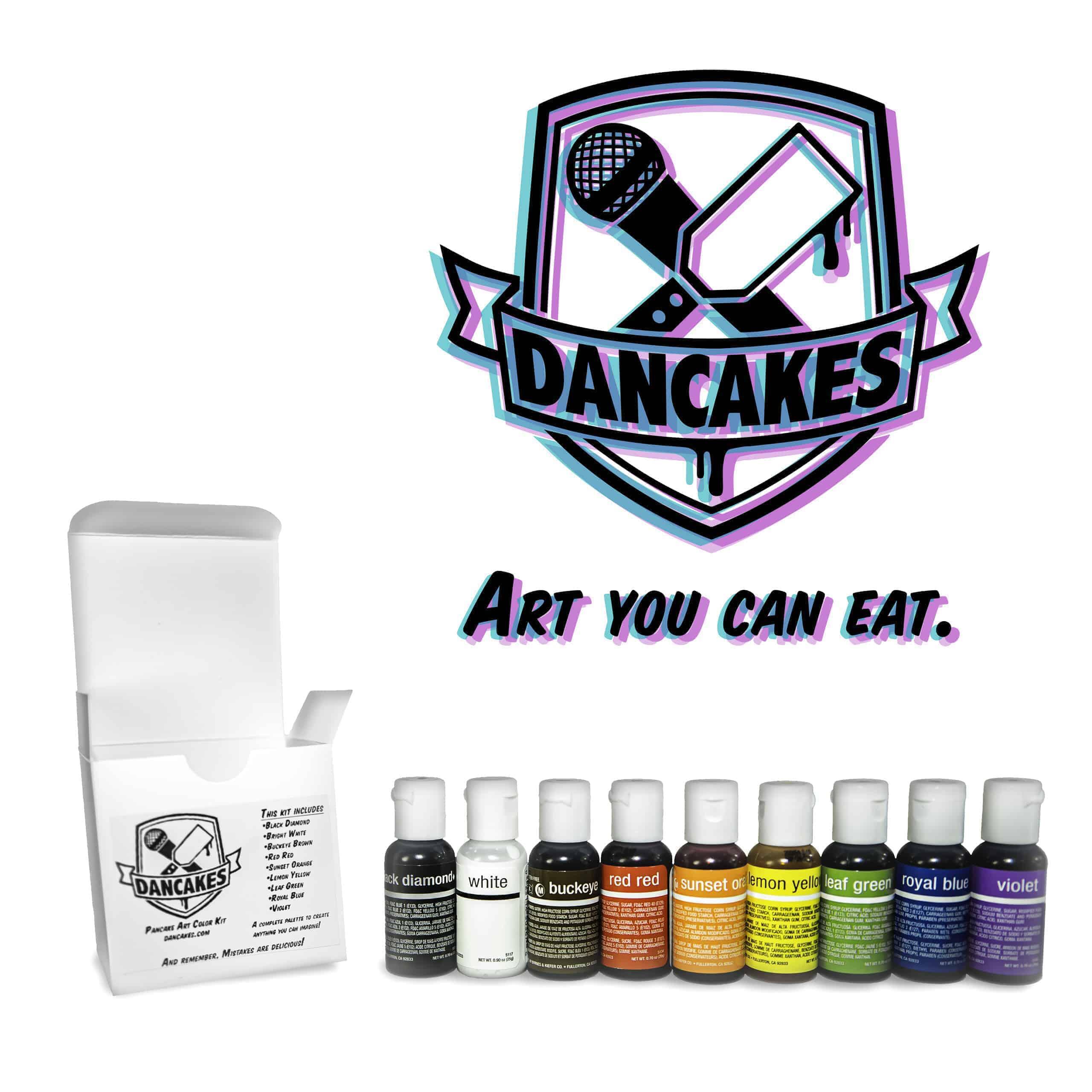 The Dancakes PACK (Pancake Art Color Kit)