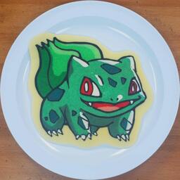 Bulbasaur Pancake Art