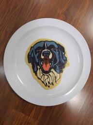 Rocky the Doggo Pancake Art