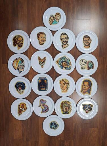 All the Pancake Art from 07-26-2020 Livestream