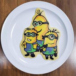 Minions Pancake Art