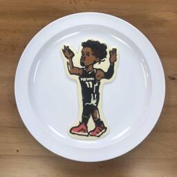 basketball player pancake art