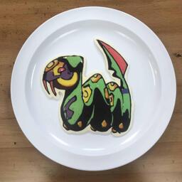 Seviper pokemon pancake art