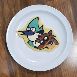 Regular Show Pancake Art