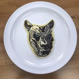 A-X-L pancake art