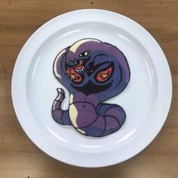 Arbok pokemon pancake art