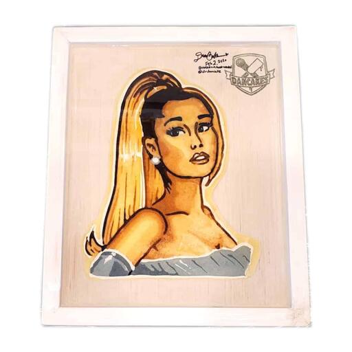 Ariana Grande Preserved Pancake Art