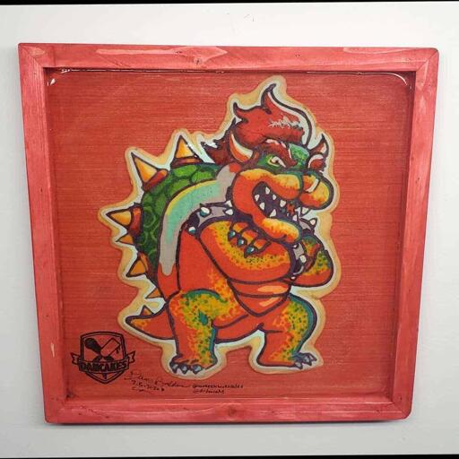 Bowser Preserved Pancake Art