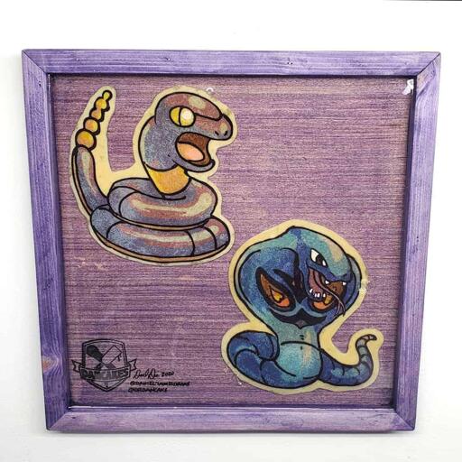 Pokemon Ekans and Arbok Preserved Pancake Art