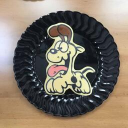 Pancake art of Odie from Garfield