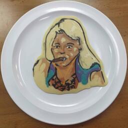 Coolest Grandpa Pancake Art