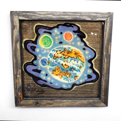 Venusian Vibe Preserved Pancake Art