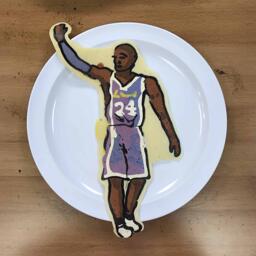 Farewell Kobe Bryant Pancake Art