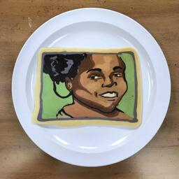 Pancake Art Portrait of Rayhab