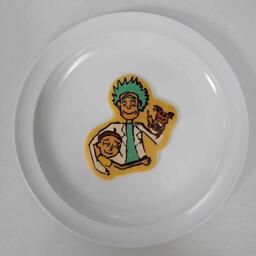 Rick Hugging Morty Pancake Art