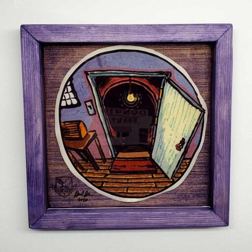 Basement Door Preserved Pancake Art