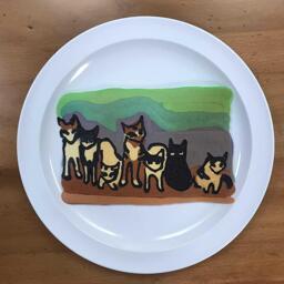 Cats Portrait Pancake Art