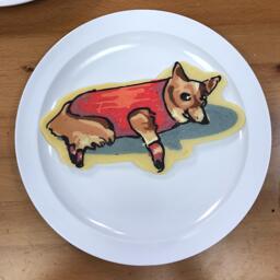 Corgi Pancake Art