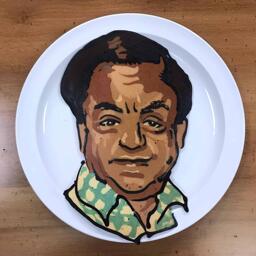 Deep Roy Pancake Art