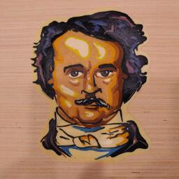 Edgar Allen Poe Pancake Art