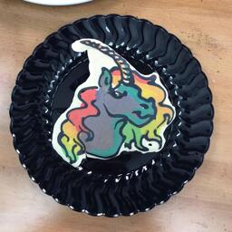 Freehand Unicorn Pancake Art