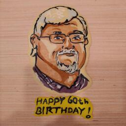 Happy Birthday Pancake Art