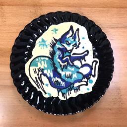 Icy Fox Pancake Art