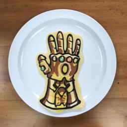 Infinity Gauntlet Pancake Art