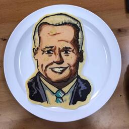 Joe Biden Pancake Art