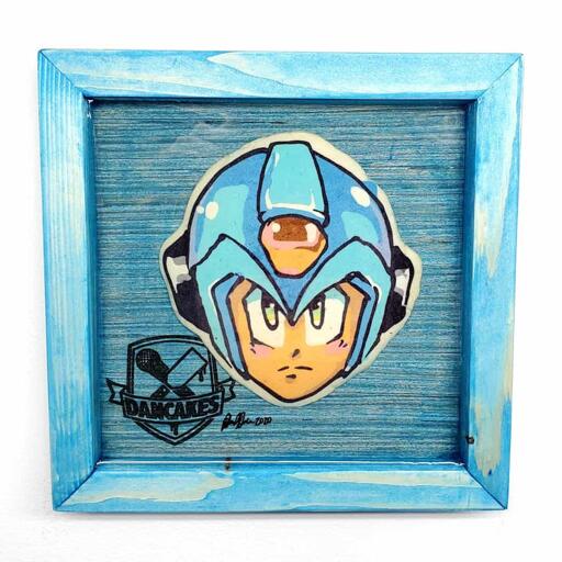 Megaman Preserved Pancake Art