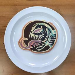 Mini Venom Pancake Art