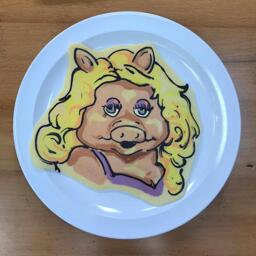 Miss Piggy Pancake Art