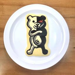 Monokuma Pancake Art