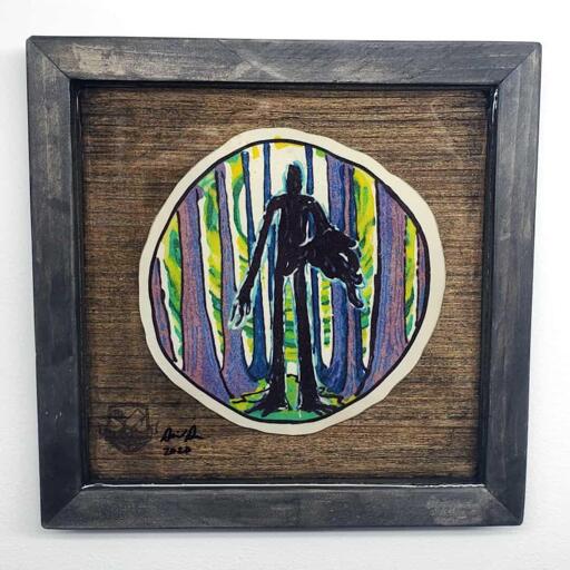Slenderman Preserved Pancake Art