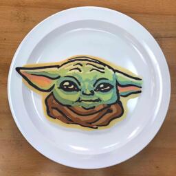 The Child Pancake Art