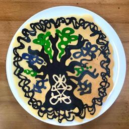 Tree of Life Pancake Art