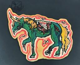 Zombie Unicorn Pancake Art