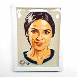 Alexandria Ocasio-Cortez (AOC) Pancake Art