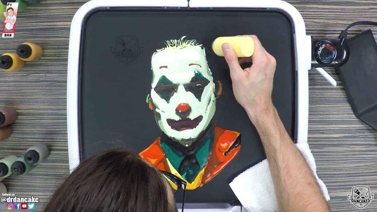 Joker Pancake Art