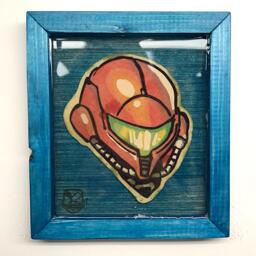 Samus preserved pancake art