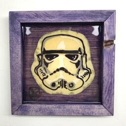 Stormtrooper Helmet preserved pancake art